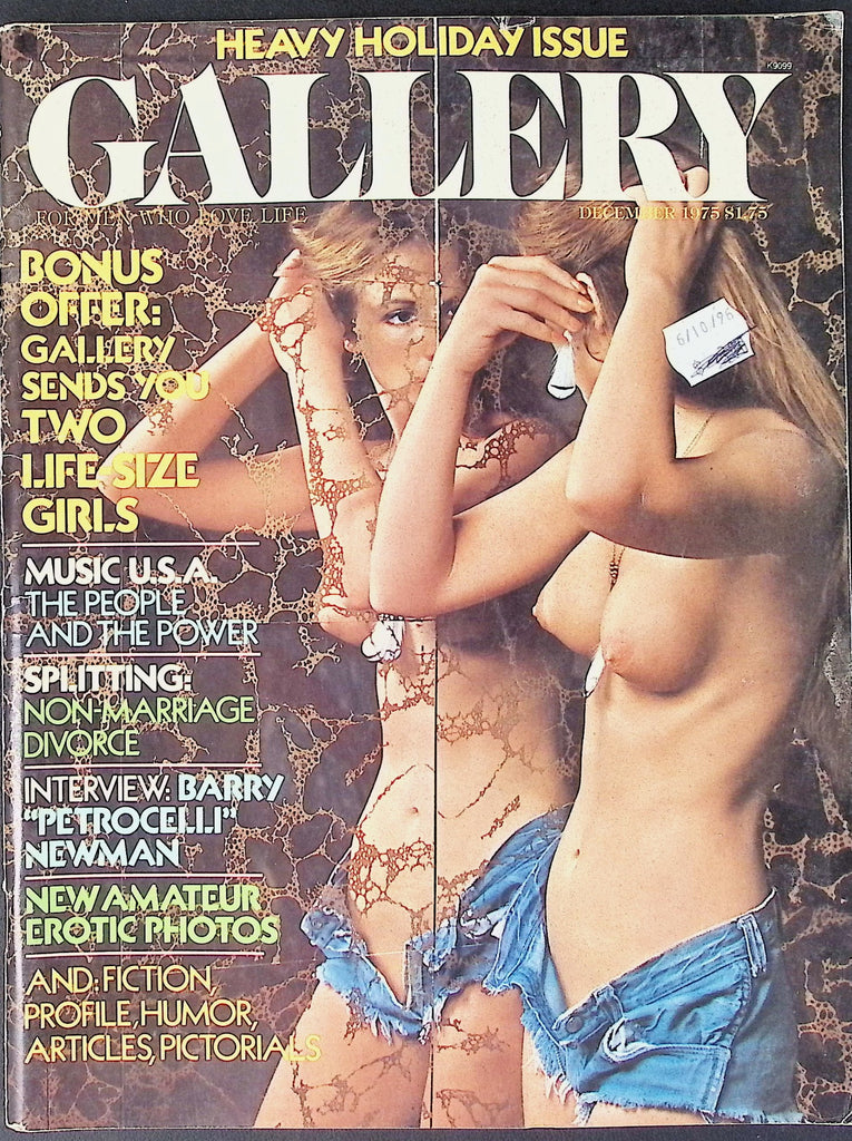 CLEARANCE Gallery Magazine ft. Barry Newman Dec 1975 123125AKP-39