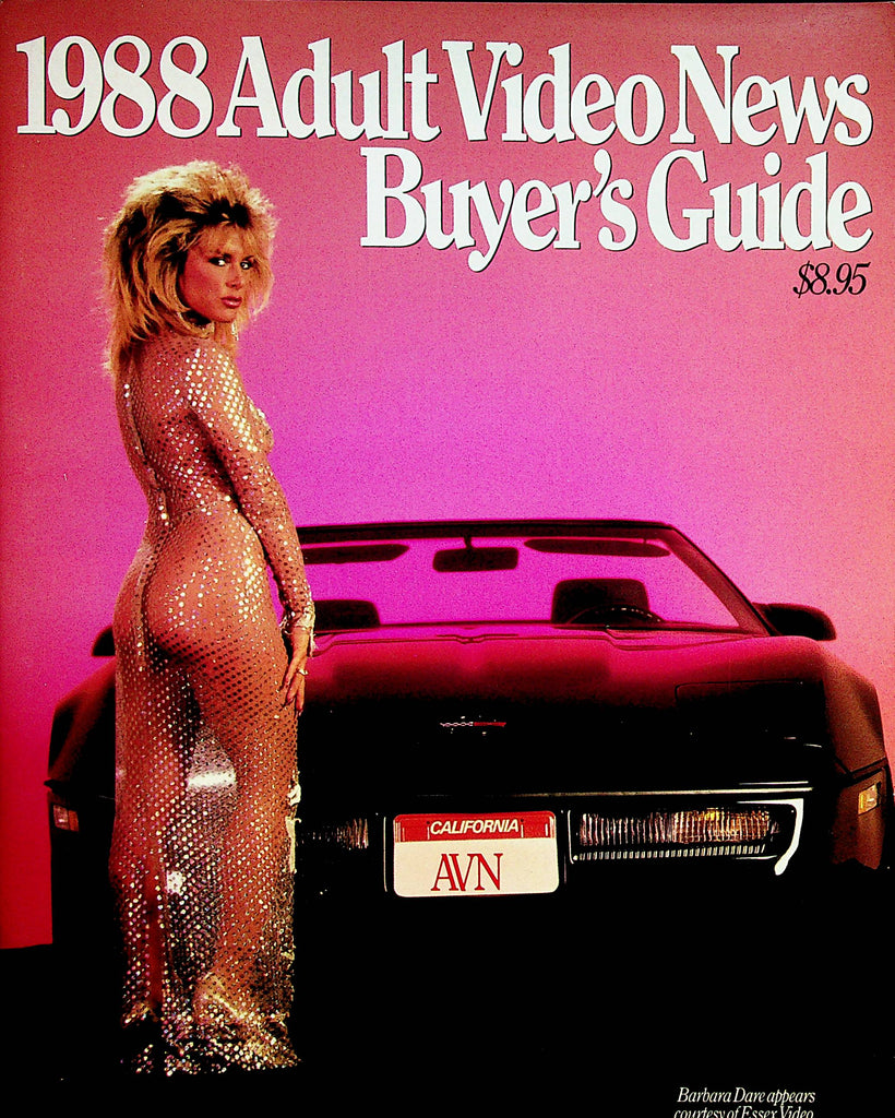 1988 Adult Video News Buyers Guide   Covergirl Barbara Dare     052523lm-p2