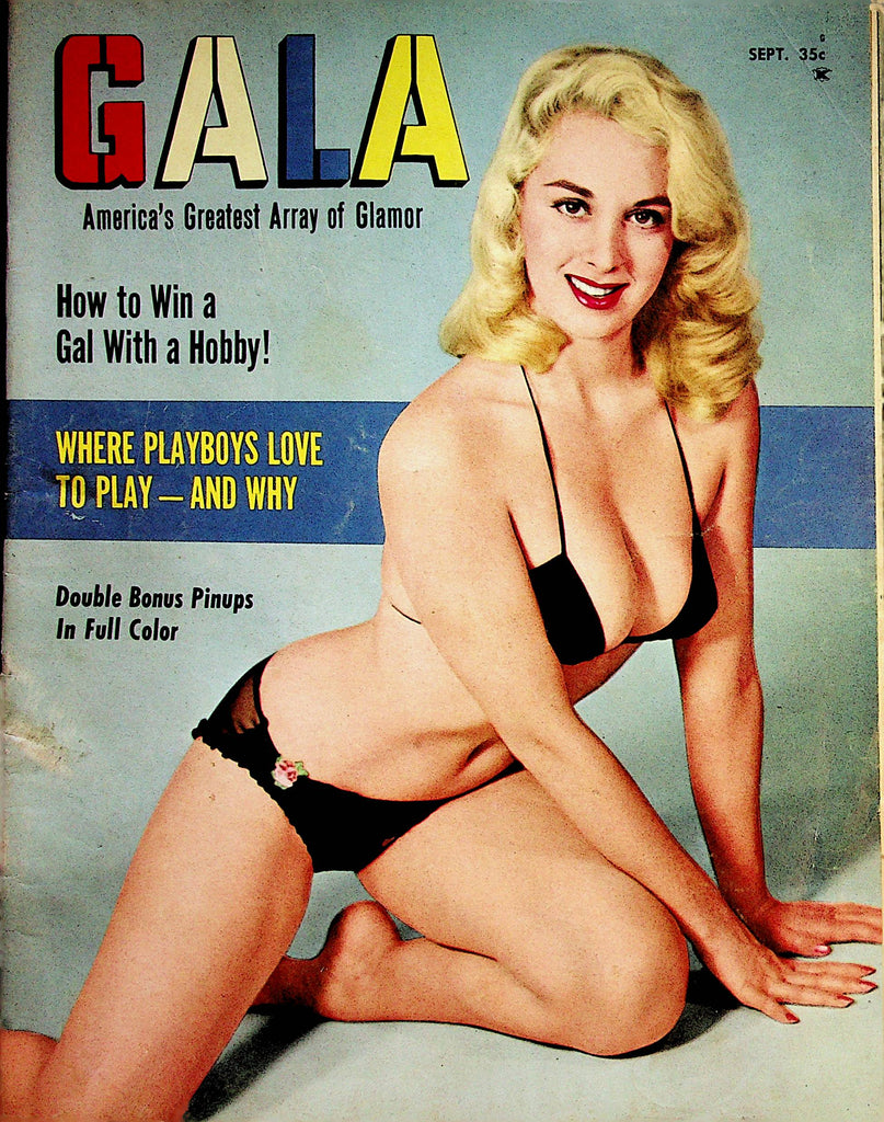 Gala Vintage  Magazine   Covergirl Marylin Dean   September 1958  042823lm-p