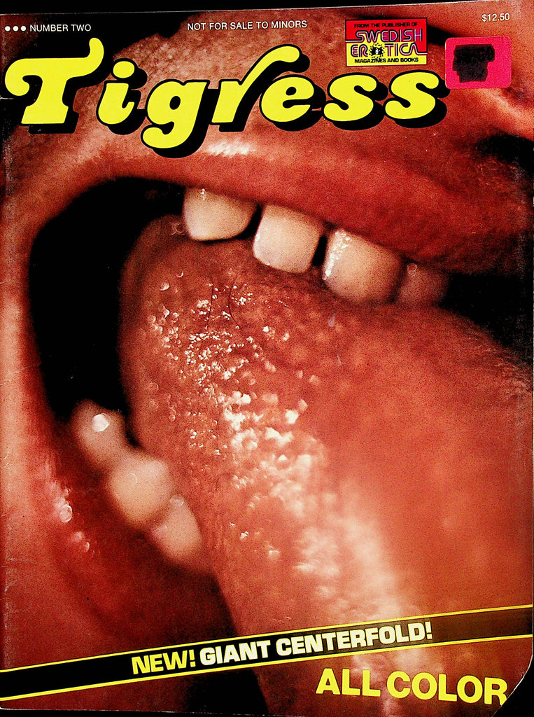 Tigress Magazine   Night Bait  w/Giant Centerfold #2 1980's Swedish Erotica    020725lm-p