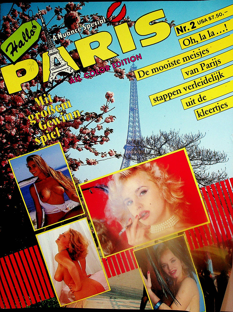 Paris International Magazine  Vera, Sylvie, Paola and More!  #2 1987        082324lm-p