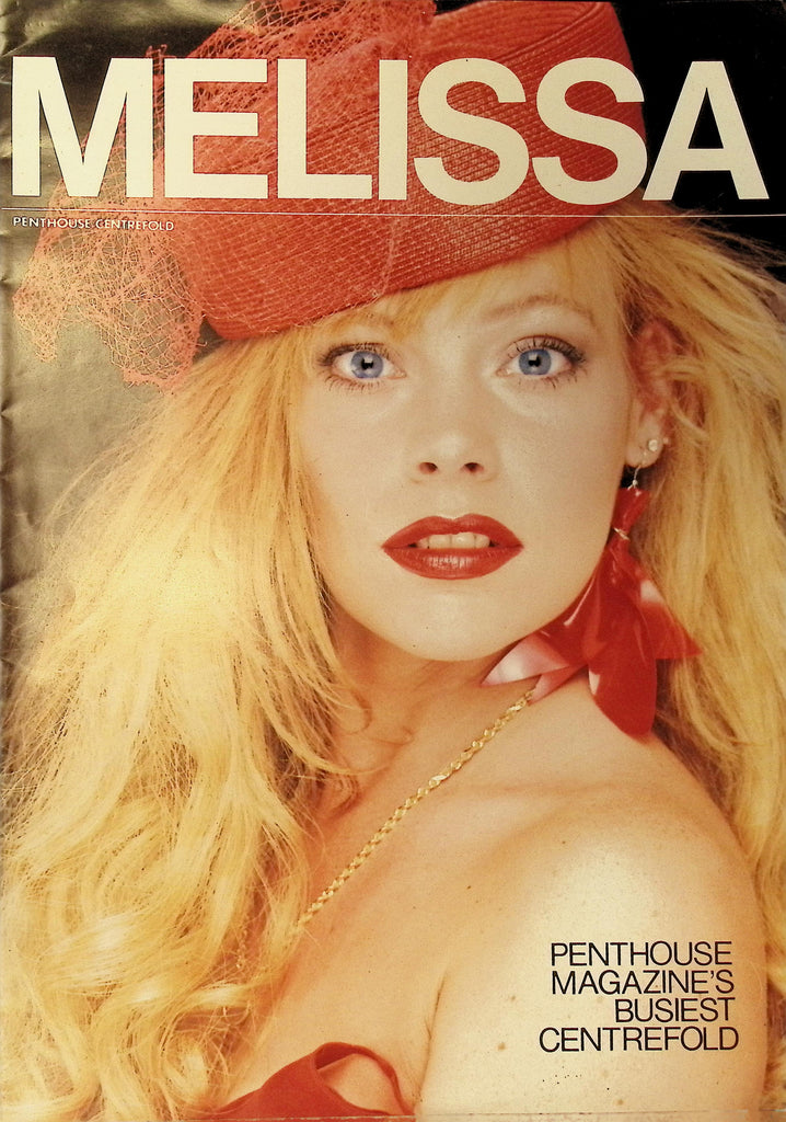 Melissa Wolfe Autographed Fold Out Poster from "Penthouse Magazine's Busiest Centerfold" 13x26" 1990s w/COA  123025AMP