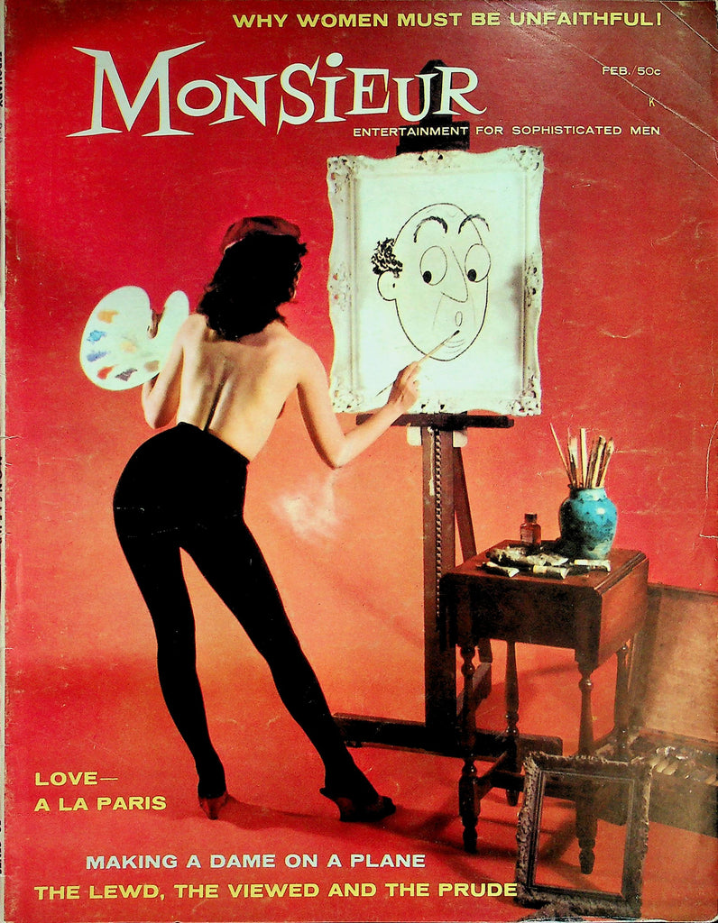 Monsieur Magazine  Love - A LA PARIS  February  1959    042726lmp