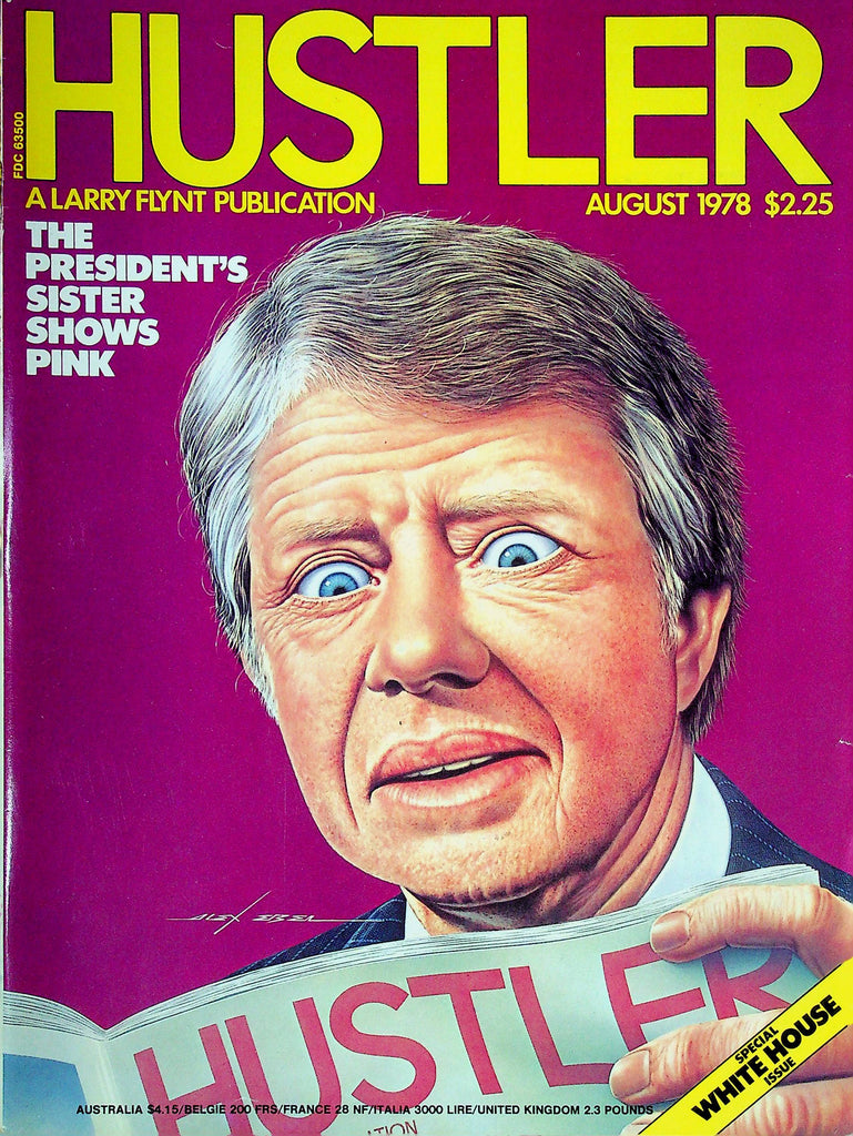 Hustler Magazine Jimmy Carter Cover August 1978 110924RP