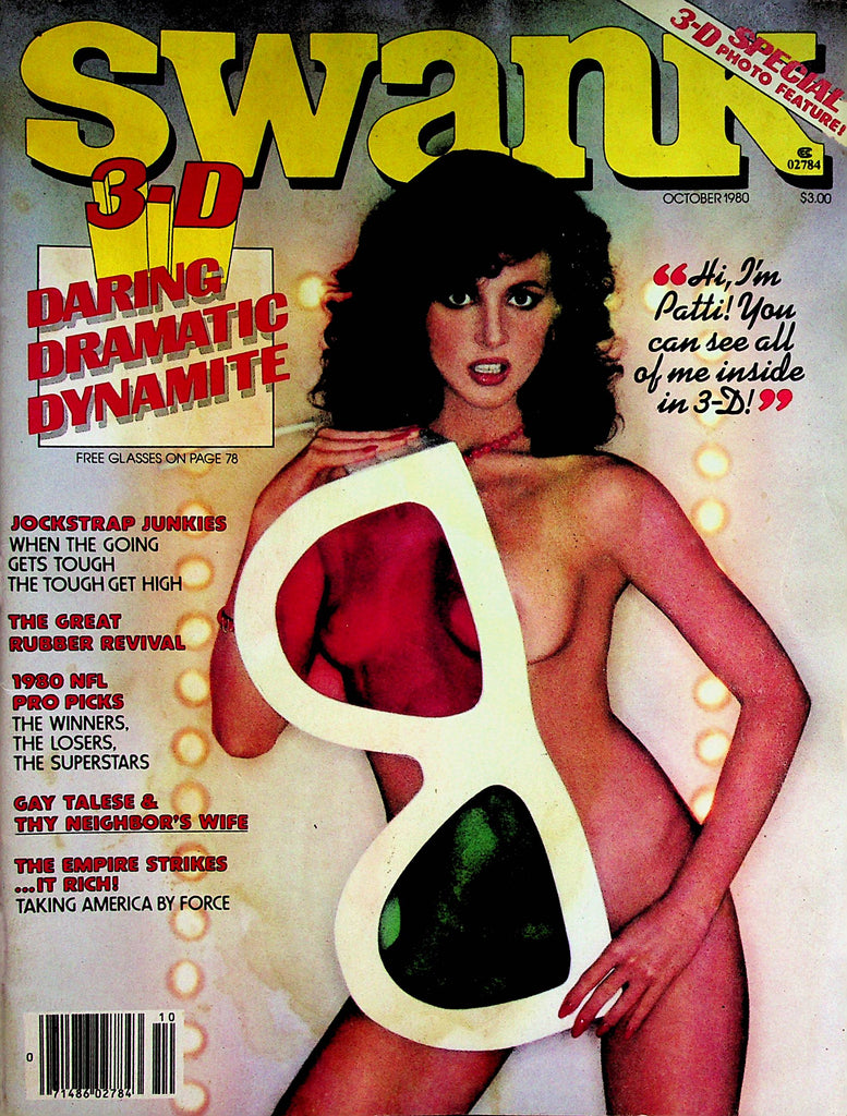 Swank Magazine  Covergirl Patti In 3-D  October 1980   082123lm-p