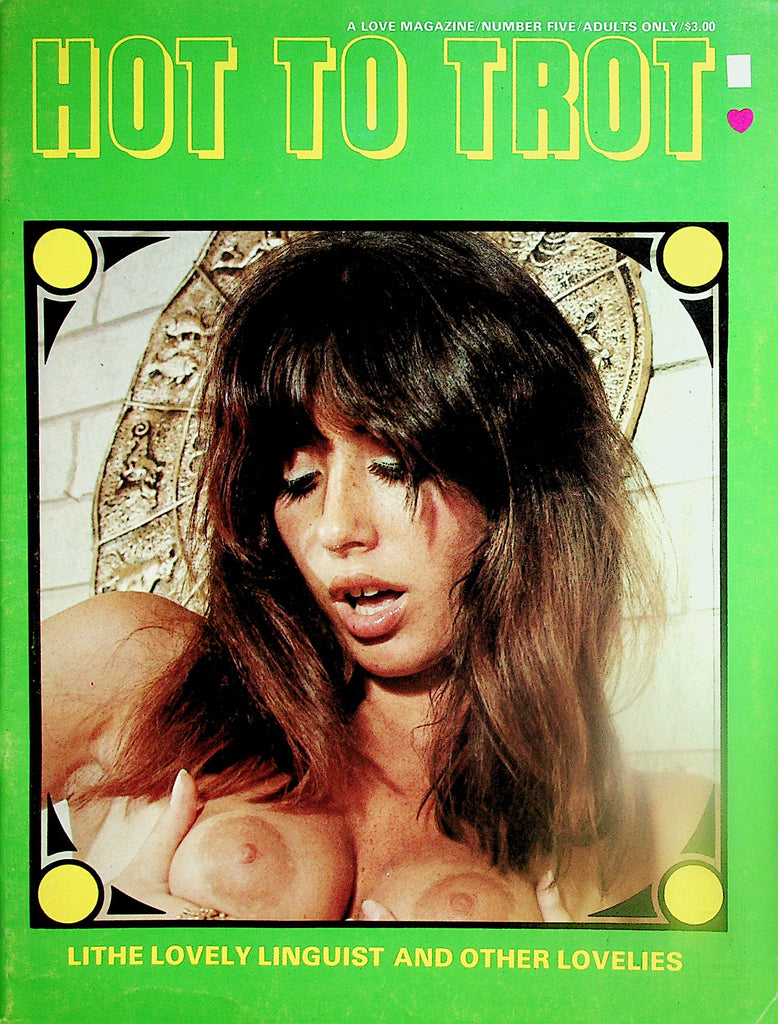 Hot To Trot Magazine  Shirley Hoffman -Lithe Lovely Linguist  #5 1974  021625lm-p