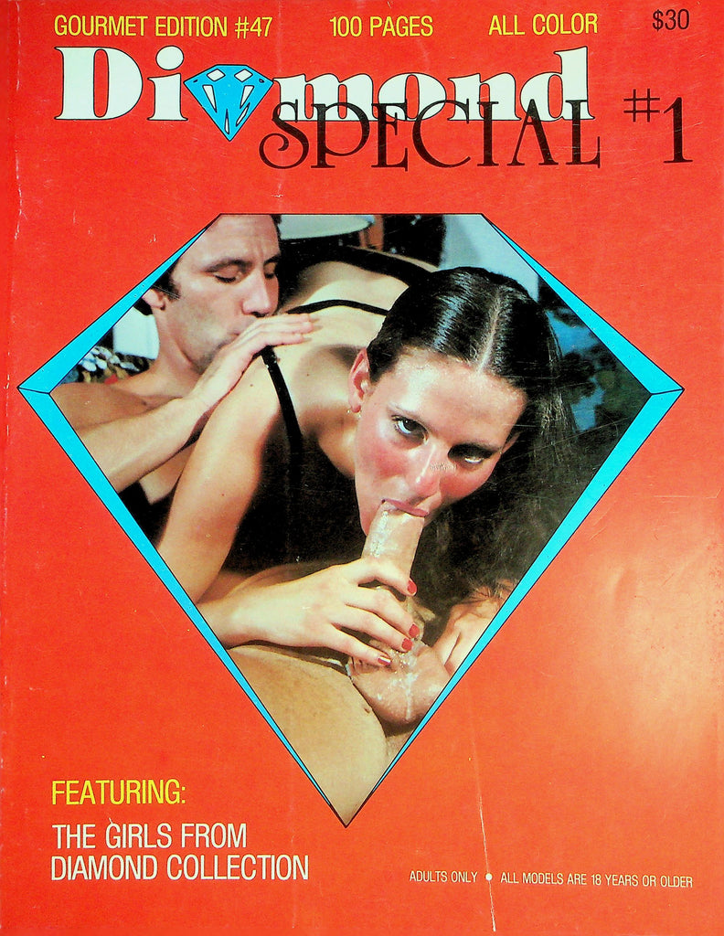 Diamond Special Magazine  China Lover, Aunt Jane's Girdle, Anal Treasure & More!  #1 1980's  100 Pages  Gourmet Special  100826lmp-GSC
