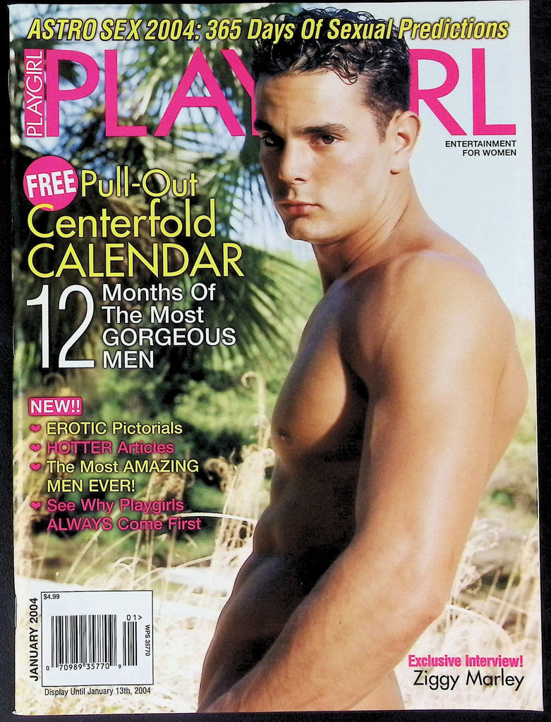 Playgirl Magazine Ziggy Marley January 2004 051826AKP-15