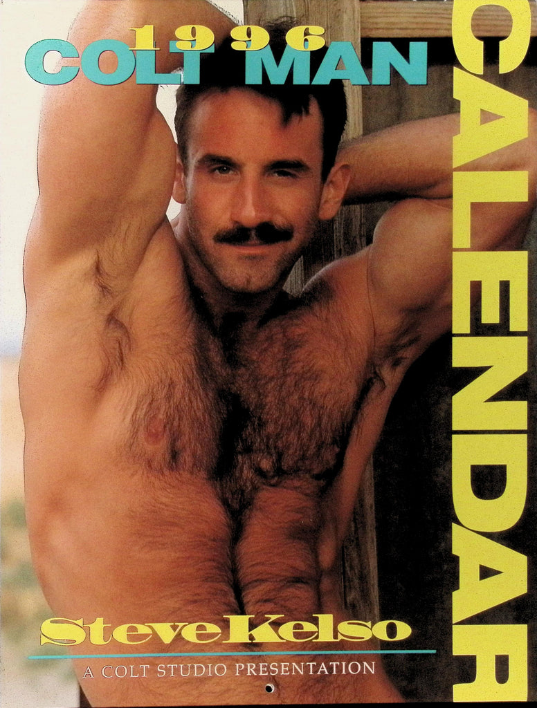 Steven Kelso 1996 Colt Man Colt Studio Production Steve Kelso Wall Calendar Gay Man Interest 041326AMP