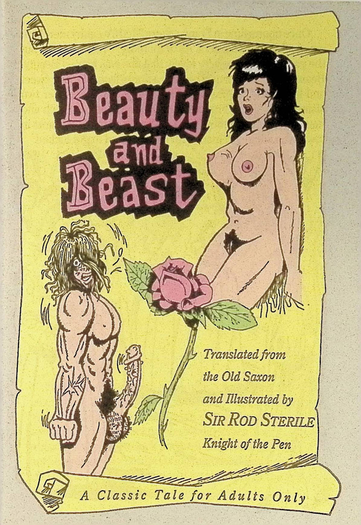 Beauty and Beast Classic Tale for Adults Illustrated by Sir Rod Sterile 1990 Media Press Digest Sized 102325AMP