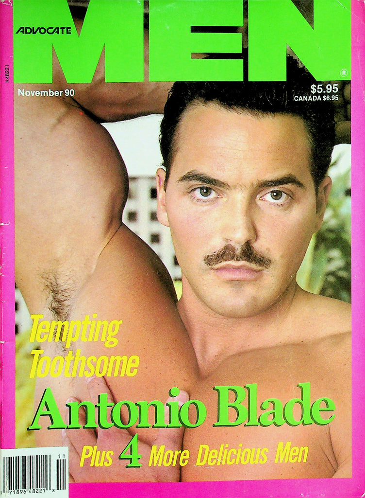 Advocate Men Gay Magazine   Antonio Blade   November 1990    022226lmp
