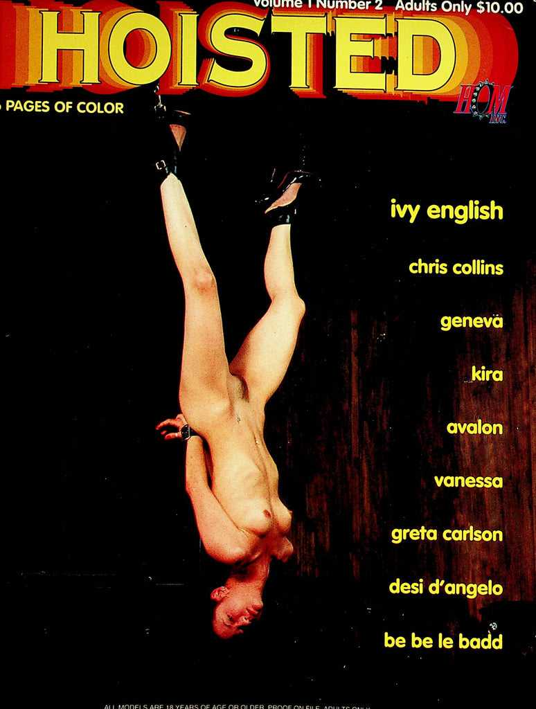 Hoisted Bondage Magazine   Ivy English / Greta Carlson  vol.1 #2  1996 by HOM     071423lm-p