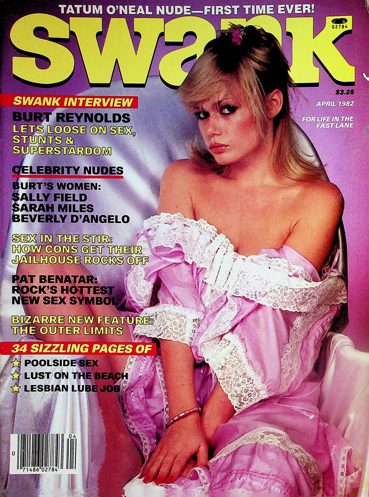 Swank Magazine  Tatum O'Neal Nude / Burt Reynolds Interview  April 1982   020525lm-p