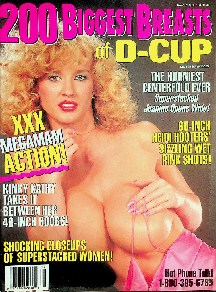 200 Biggest Breasts Of D-Cup Magazine  Heidi Hooters, Kimberly Kupps and More!  December 1991    082226lmp-GSC