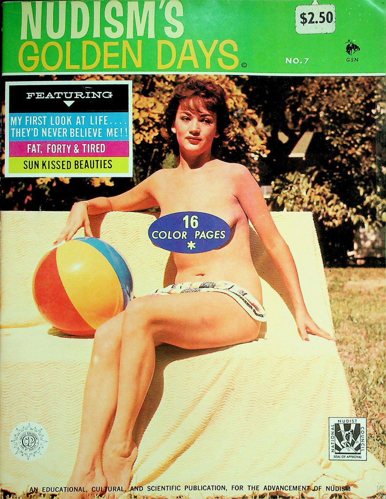 Nudism's Golden Days Magazine  My First Look At Life / Sun Kissed Beauties #7 1960's   072726lmp-GSC