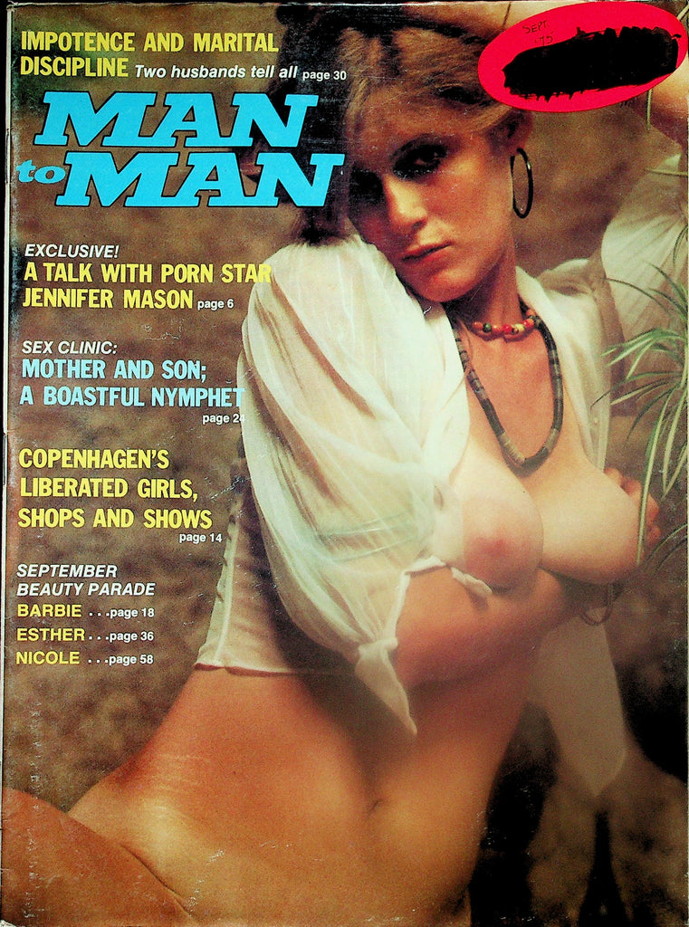 Man To Man Magazine  Cover/Centerfold Girl Esther  September 1975        120525lmp