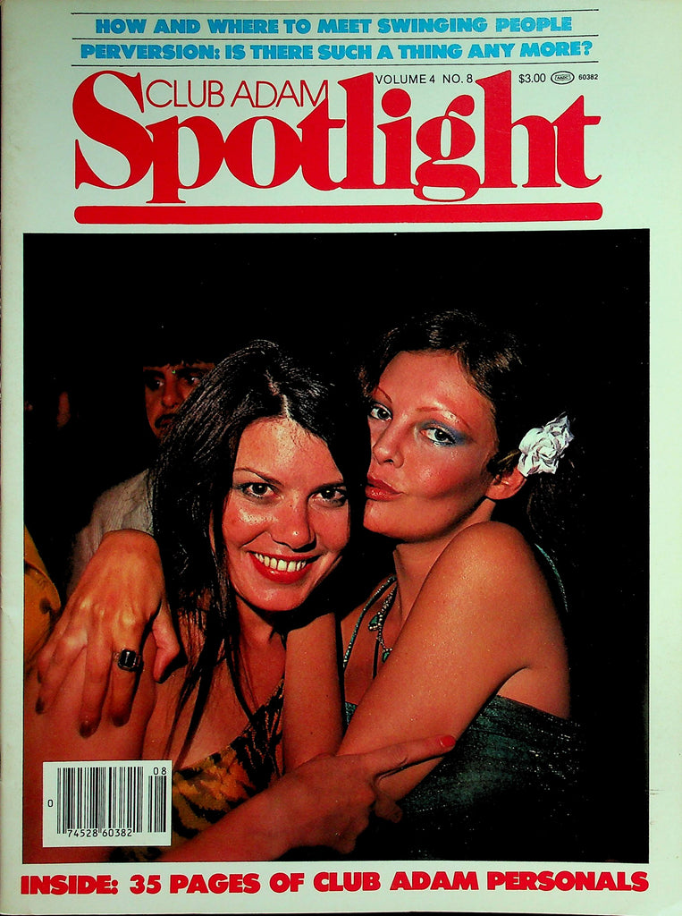 Club Adam Spotlight Swingers Magazine  How And Where To Meet Swinging People  vol.4 #8  1980    032826lmp