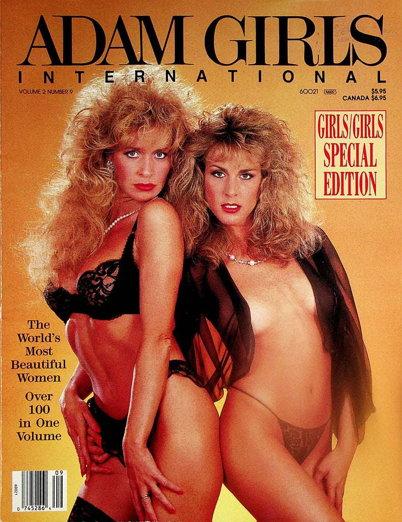Adam Girls International Magazine  Over 100 World's Most Beautiful Women - Girls/Girls Special Edition  vol.2 #9  1990    113024lm-p2