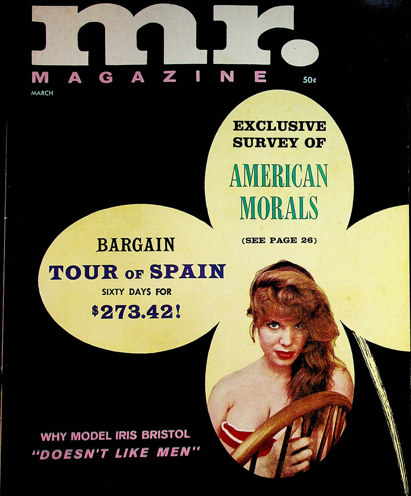 Mr. Busty Vintage Magazine  Iris Bristol  March 1962     051323lm-p