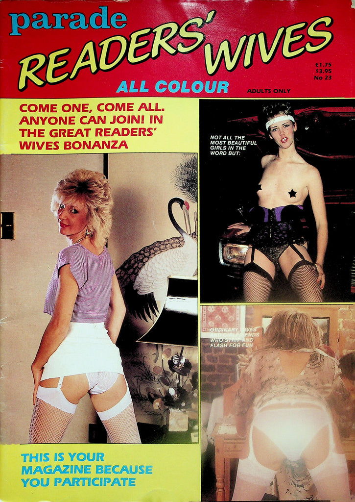 Parade Readers' Wives Magazine   Sexy Wives!   #23  1980's     121625lmp