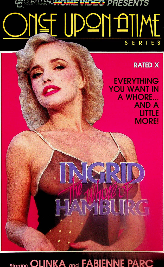 Once Upon A Time Series : Ingrid The Whore Of Hamburg Adult Slick Starring  Olinka & Fabienne Parc 1984 Caballero  062425lm-p