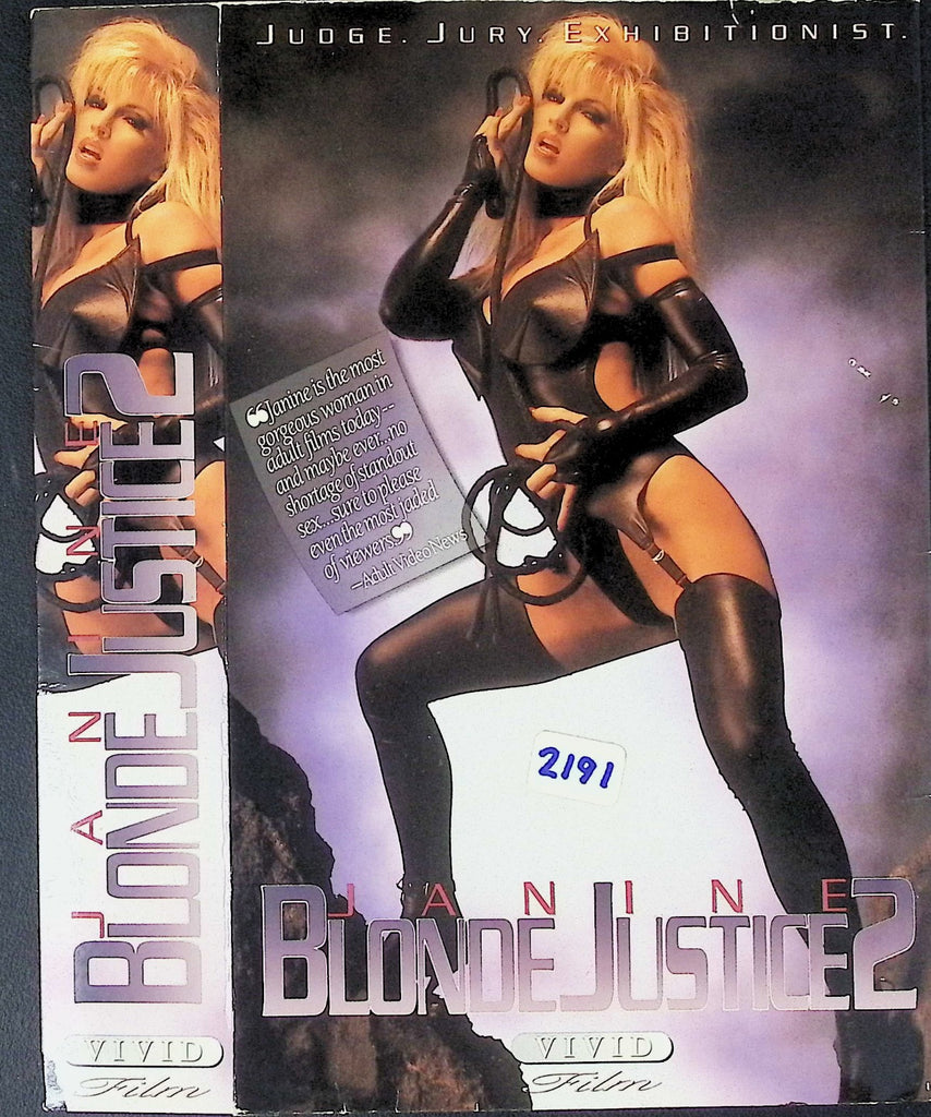 Blonde Justice #2 with Janine Alex Jordan Summer Knight Adult VHS Vivid Film 042726AKVHS3