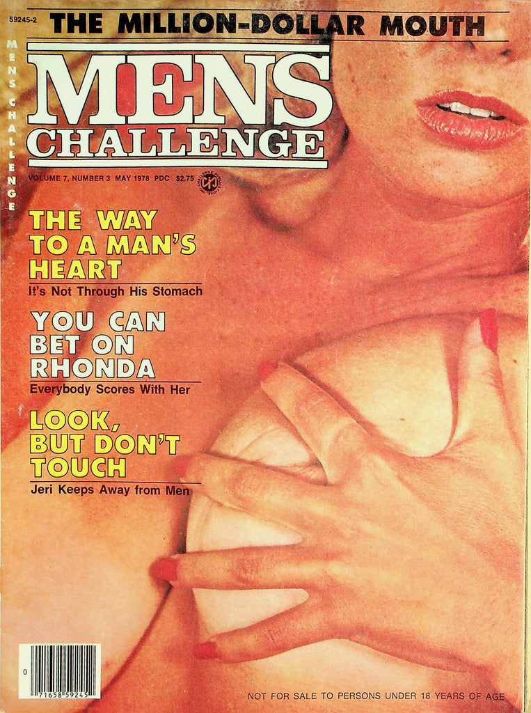 Mens Challenge Magazine  You Can Bet On Rhonda / The Million-Dollar Mouth  May 1978     020326lmp