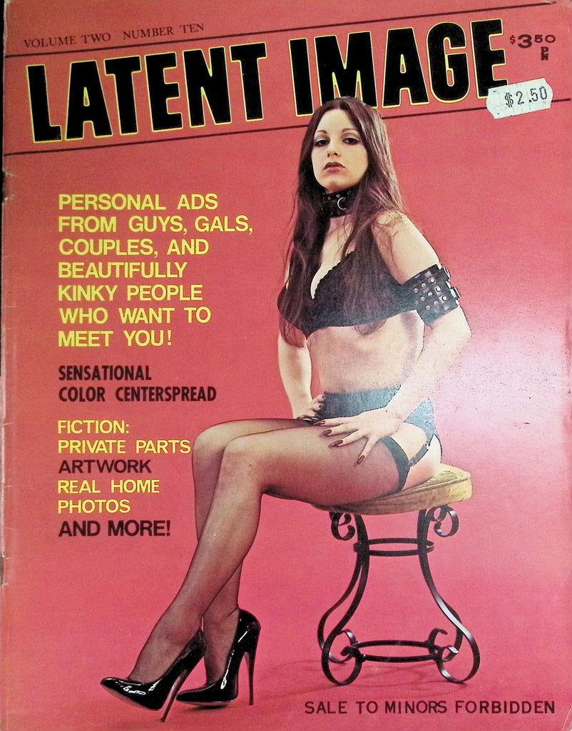 Latent Image Magazine Vol 2 #10 1972 Beauties and the Kinky Casting Director and Tons of Ads  092626LLP2