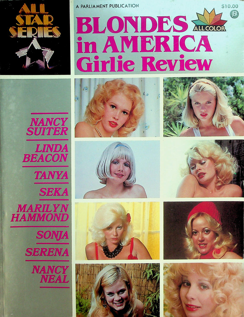 Blondes In America Girlie Review Magazine  Nancy Suitor, Seka, Serena and More!  100 Pages  1980 Parliament  082526lmp-GSC