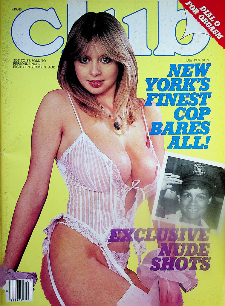 Club Magazine   New York's Finest Cop Bares All!  July 1985   022125lm-p2