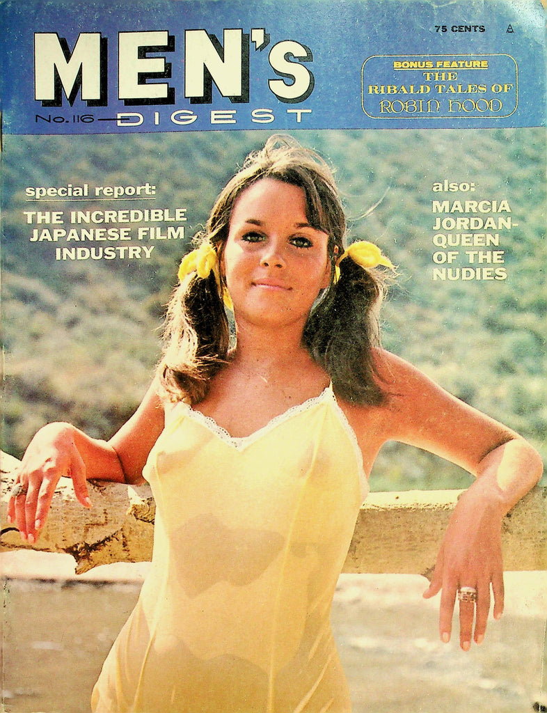 Men's Digest Magazine   Covergirl Melissa / Marcia Jordan - Queen Of The Nudies  #116  1970    030826lmp