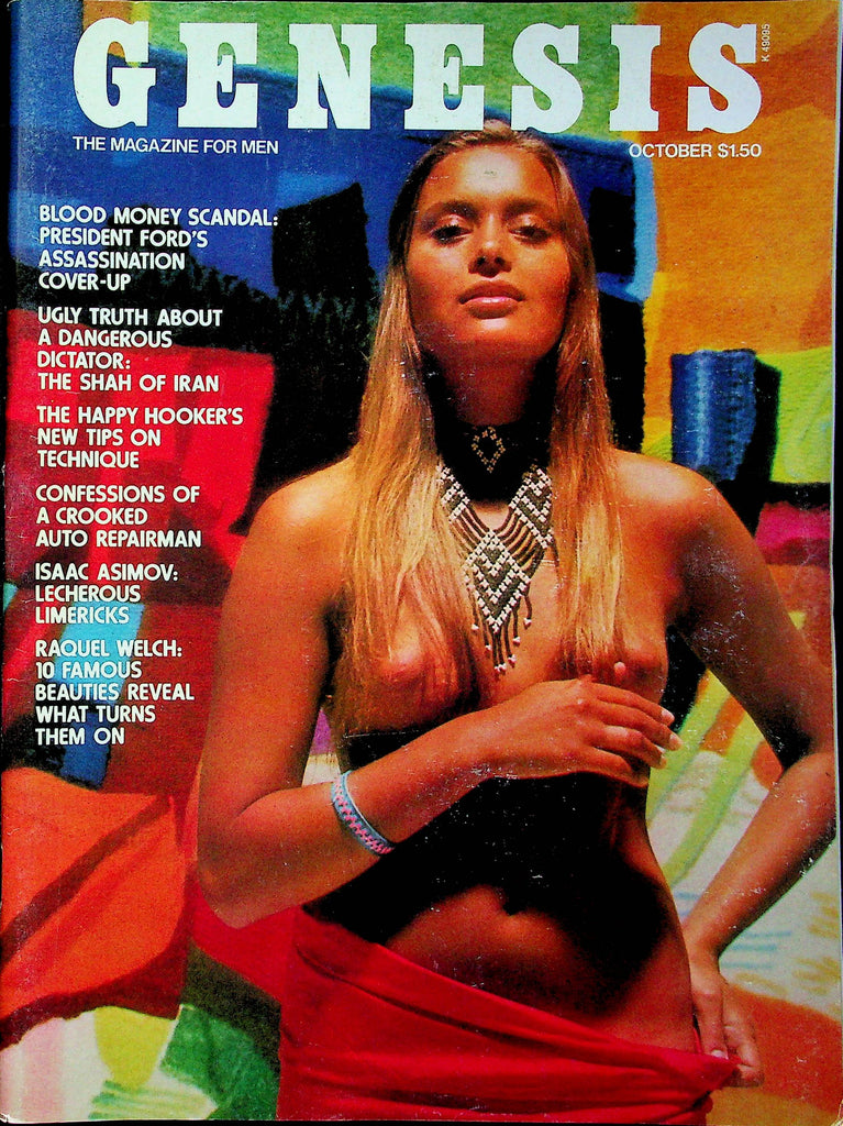 Genesis Magazine President Ford's Assassination & Raquel Welch October 1975 070523RP