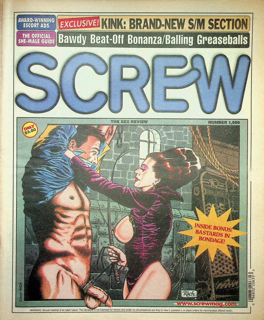 Screw Newspaper  Kink: Brand-New S/M Section  #1569  March 29, 1999   010526lmp