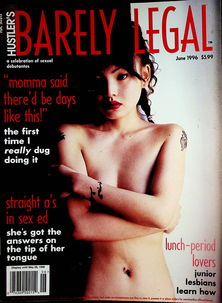 Hustler's Barely Legal Magazine   Covergirl Chiu-Mi  June 1996   011825lm-p2