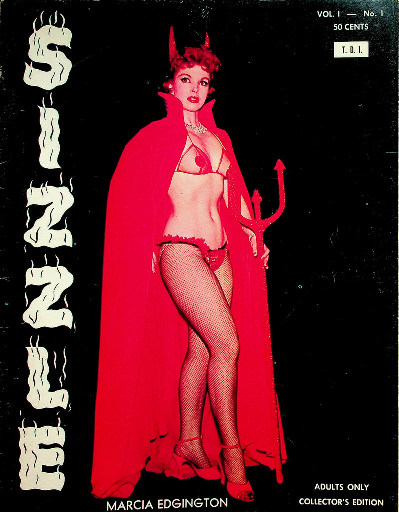 Sizzle Magazine   Cover Girl Marcia Edgington  vol.1 #1  1959   061226lmp-GSC