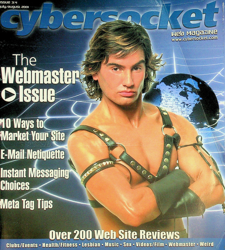 Cybersocket Gay Magazine The Webmaster Issue #34  July 2001     050226lmp