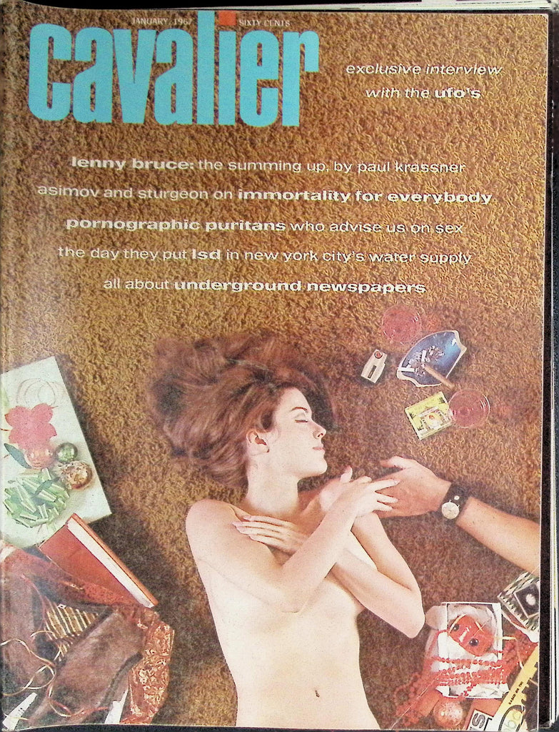 Cavalier Magazine January 1967 Lenny Bruce, Pornographic Puritan 090726LLP