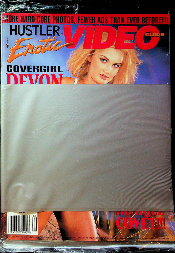 Hustler Erotic Video Guide Magazine Devon & Bettina September 1999 SEALED 052423RP