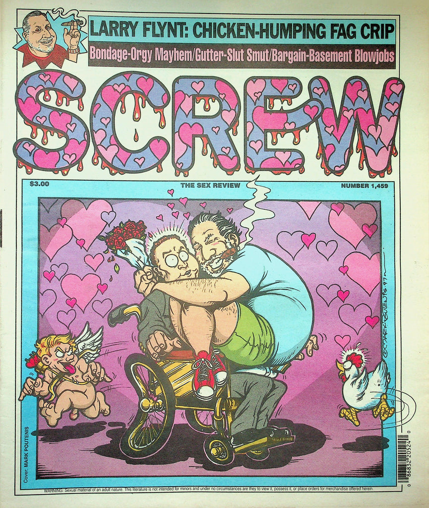 Screw Newspaper  Larry Flynt: Chicken-Humping Fag Crip  #1459  February 17, 1997    010626lmp2