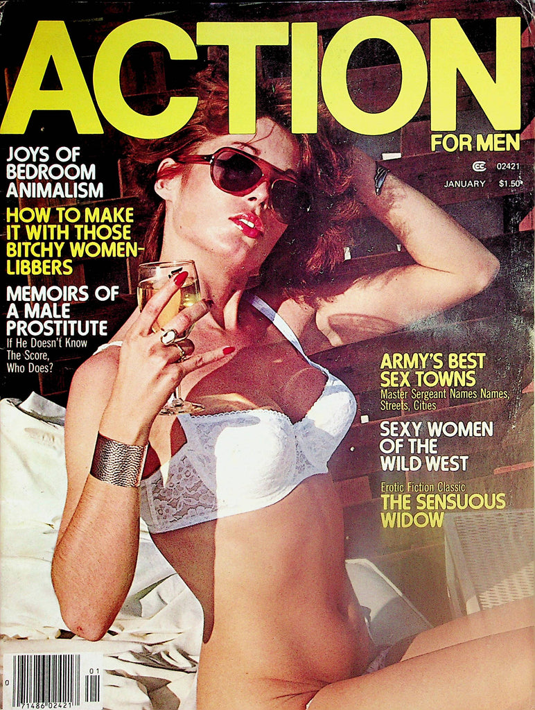 Action For Men Magazine   The Sensuous Widow  January 1978    063024lm-p