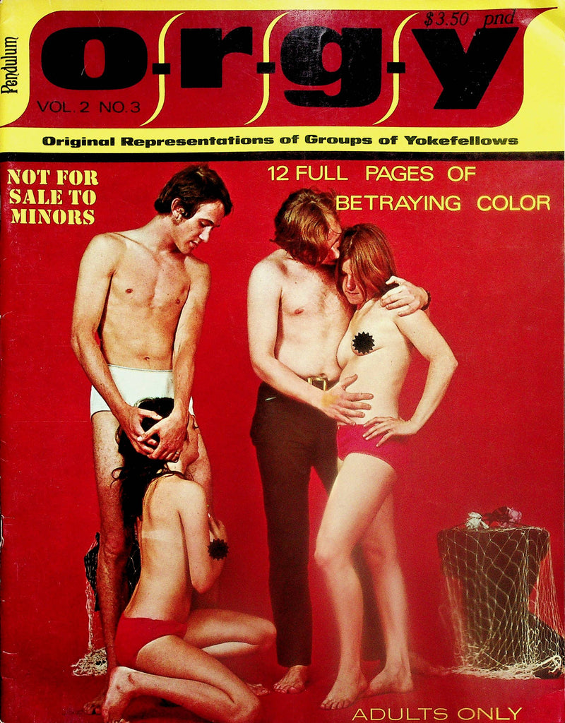 Orgy Magazine  Rob & Carla, Fred & Alice  vol.2 #3 1970  102225lm-p