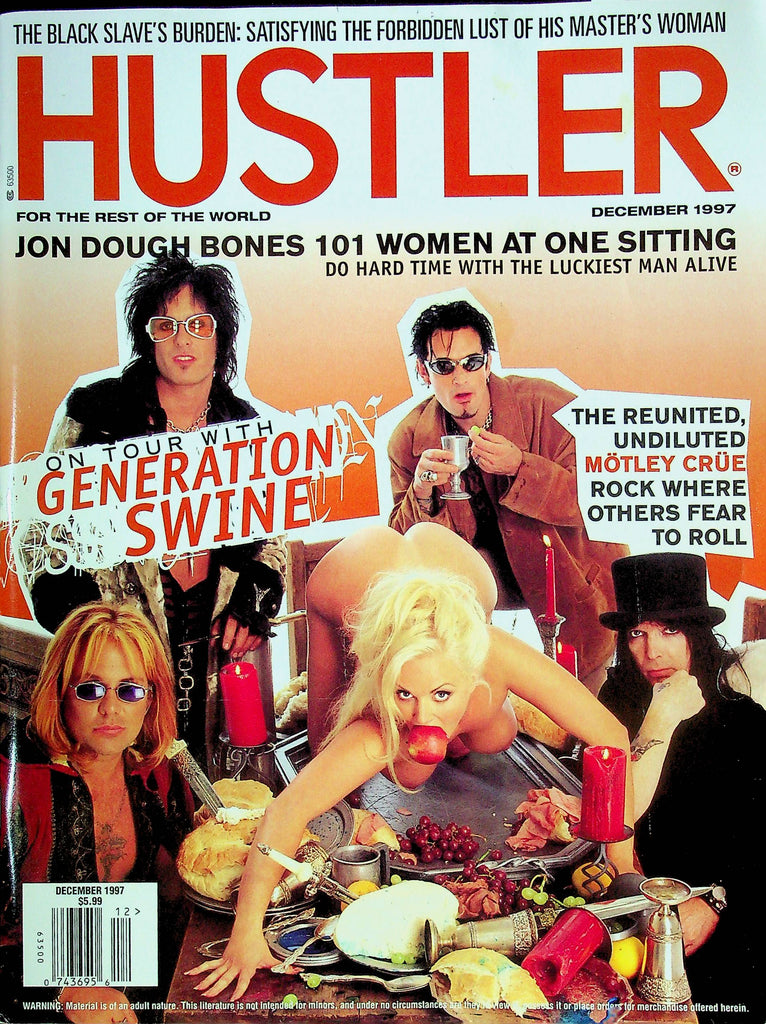 Hustler Magazine Motley Crue On Tour December 1997 073024RP2
