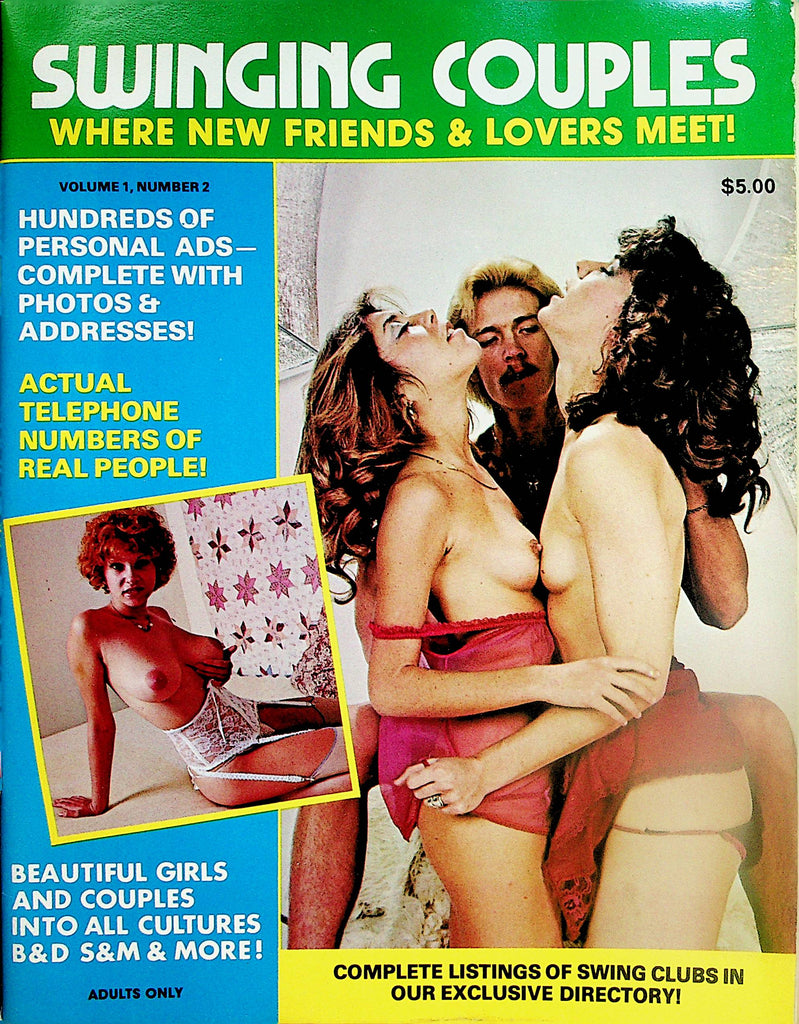 Swinging Couples Contact Magazine  Beautiful Girls & Couples Into All Cultures B&D S&M & More! vol.1 #2        032724lm-p2