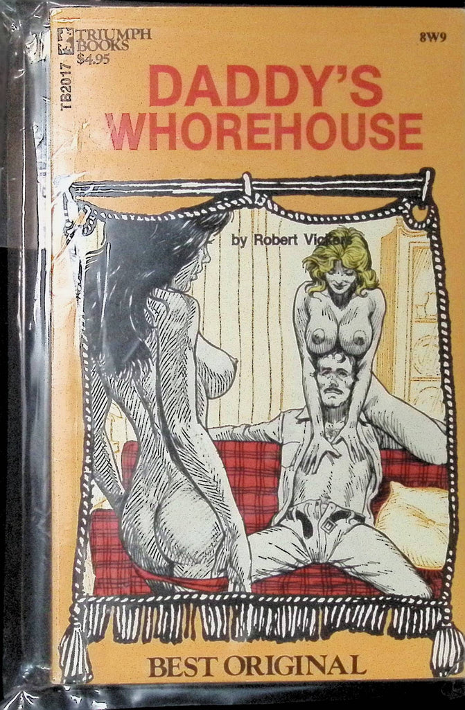 Daddy's Whorehouse by Robert Vickers Best Original Triumph Books Greenleaf Classics 1970s Adult Novel -042224AMP