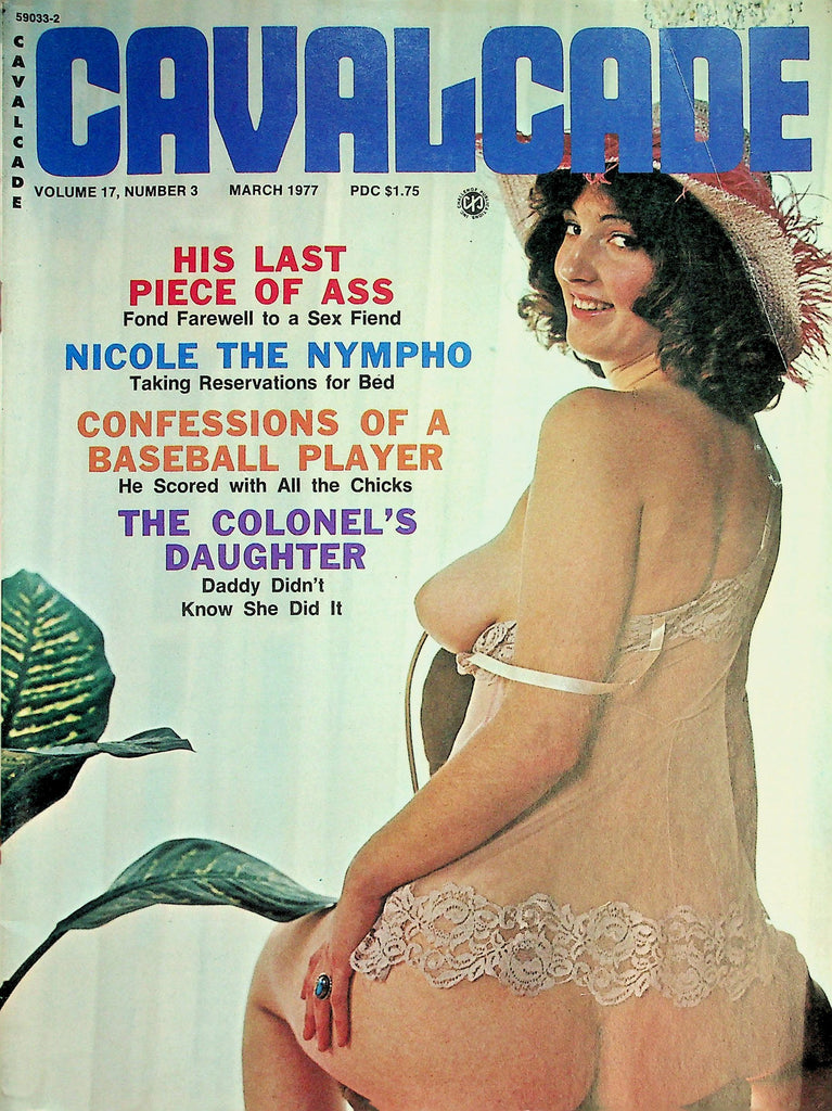 Cavalcade Magazine  Nicole The Nympho / Confessions Of A Baseball Player  March 1977     100726lmp-GSC