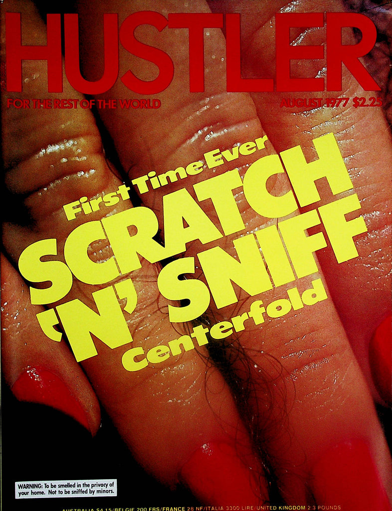 Hustler Magazine  Scratch 'N' Sniff Centerfold  August 1977    042125lm-p