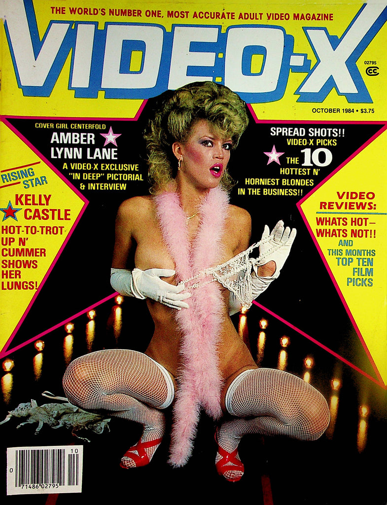 Video-X Magazine  Amber Lynn / Shauna Grant   October 1984    082723lm-p2