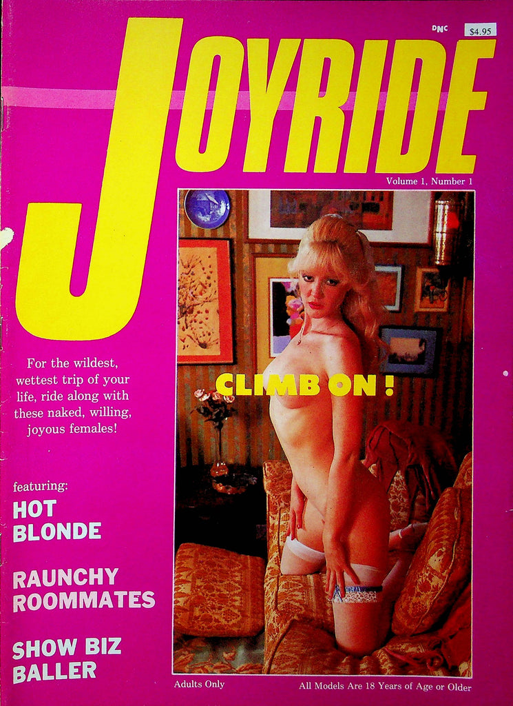 Joyride Magazine Hot Blonde & Raunchy Roommates Vol.1 No.1 1984 050923RP