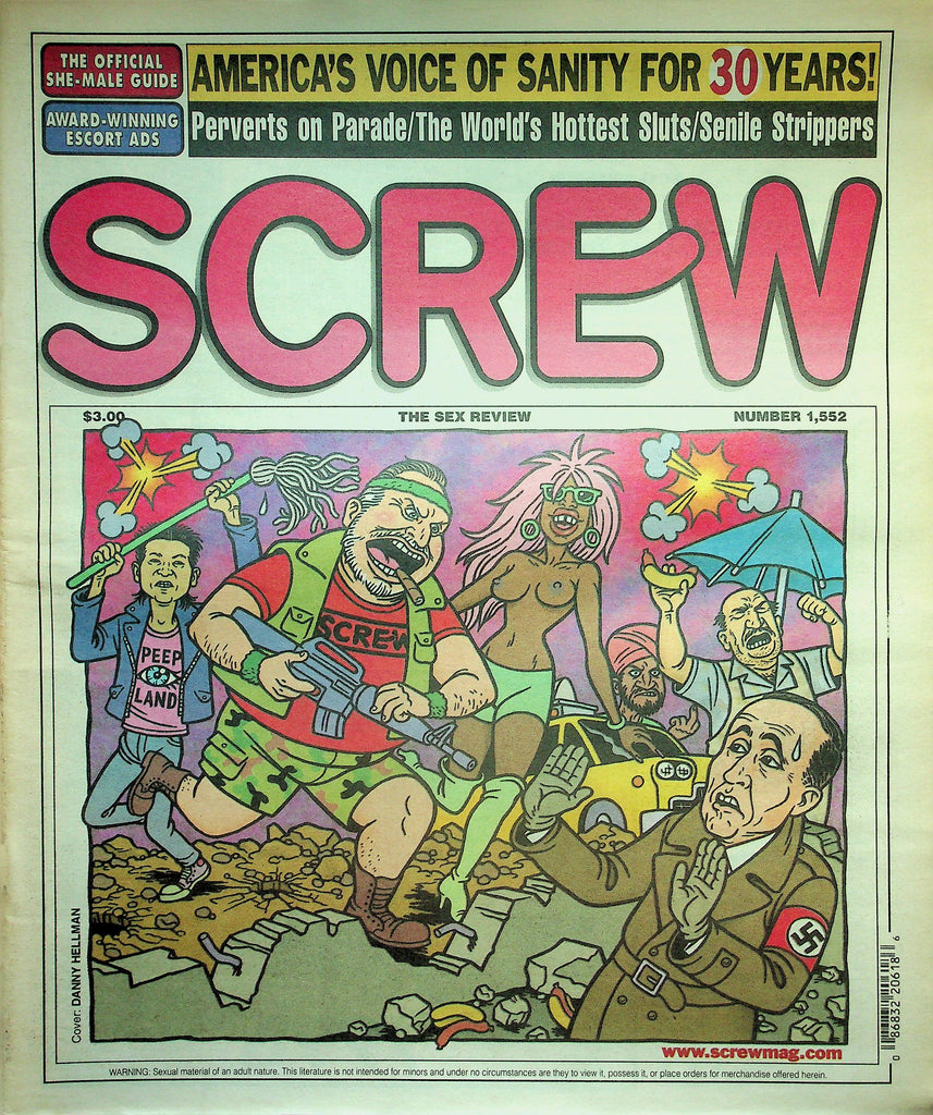 Screw Newspaper   Perverts On Parade / The World's Hottest Sluts  #1552  November 30, 1998   010526lmp