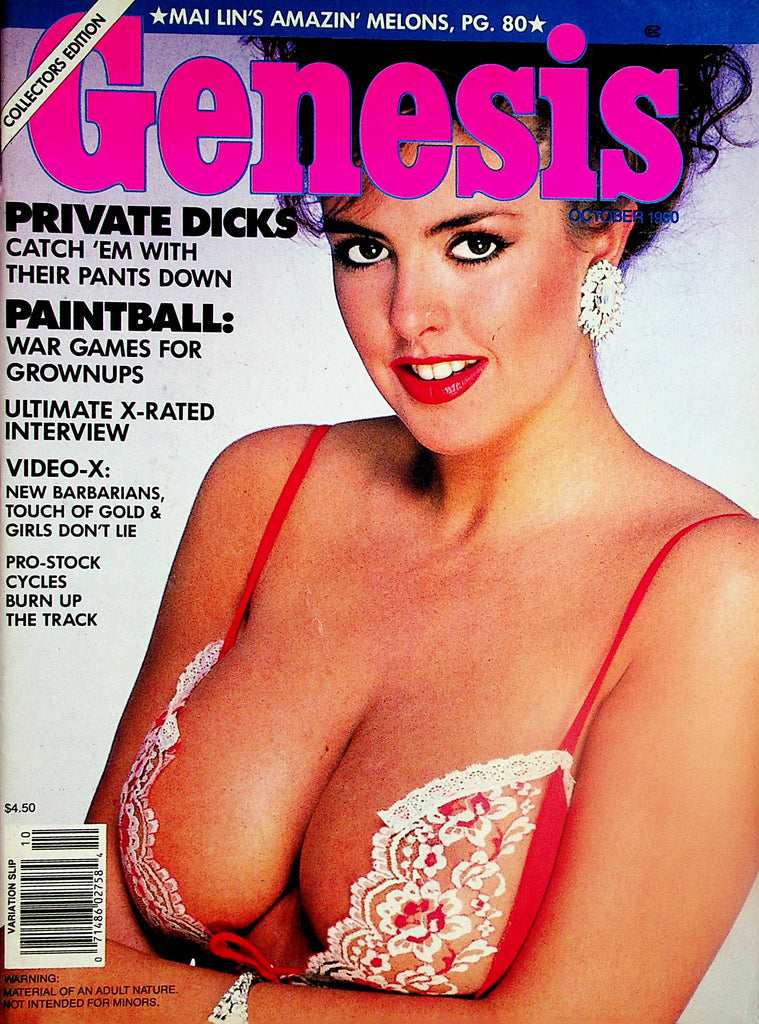 Genesis Magazine   Mai Lin / Centerfold Girl Andrea  October 1990     062124lm-p